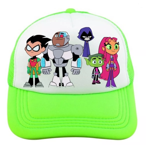 gorras personalizadas jovenes titanes